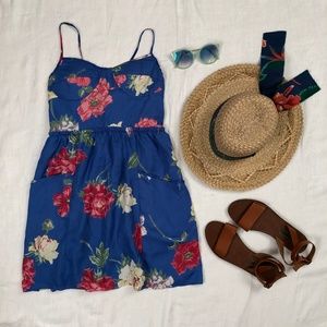 Spaghetti strap pocket dress American Eagle.